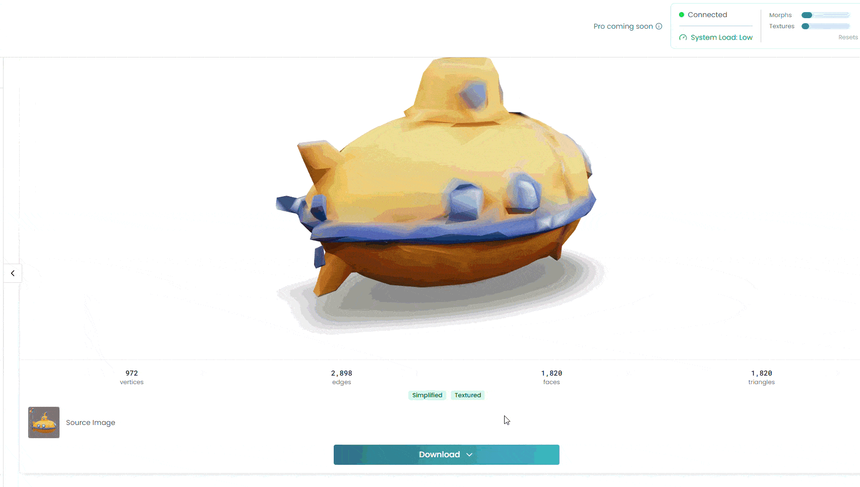 Blender import illustration